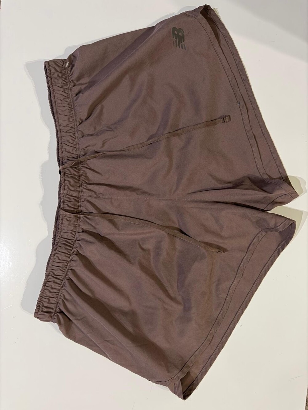 New Balance Running Shorts XL Brown Lined Athletic Activewear Women. - Picture 2 of 9